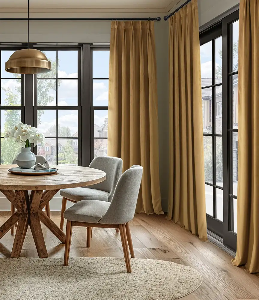 Amber Gold Signature Velvet Custom Curtain - Image 4