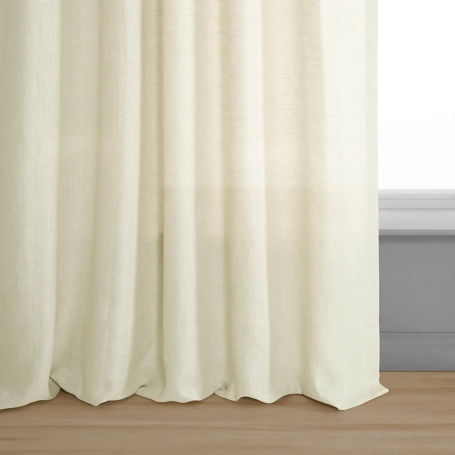 Antique Lace Deluxe French Linen Custom Curtain - Image 3
