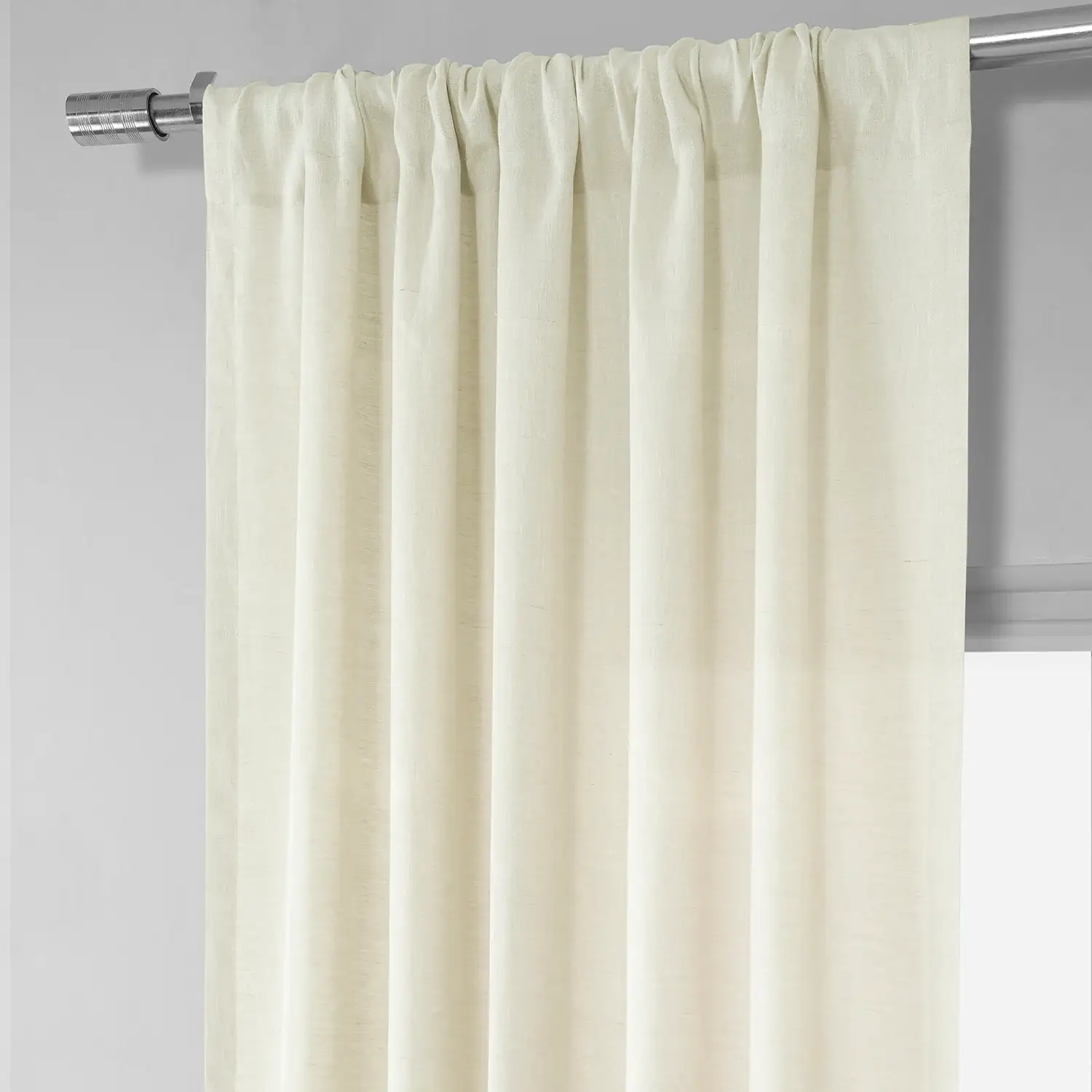 Antique Lace Deluxe French Linen Custom Curtain - Image 4