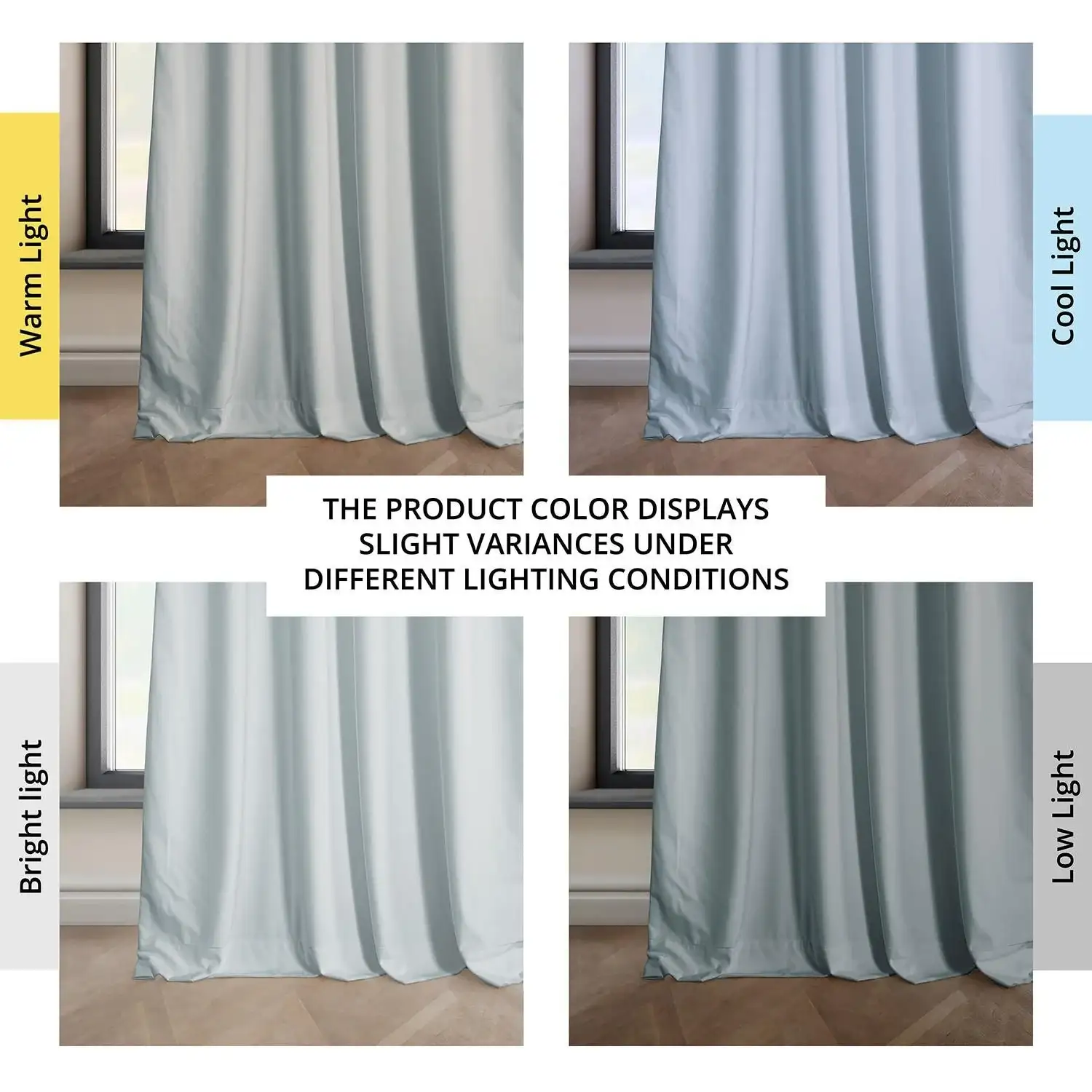 Aquarius Blue Heritage Plush Velvet Room Darkening Curtain - Image 6