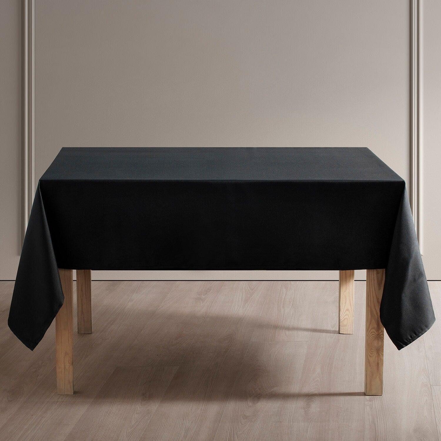 Black Performance Twill Tablecloth