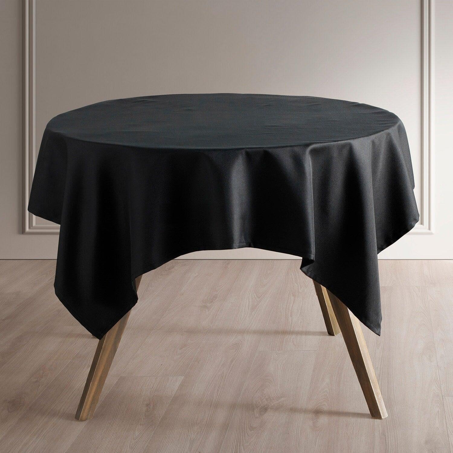 Black Performance Twill Tablecloth - Image 2