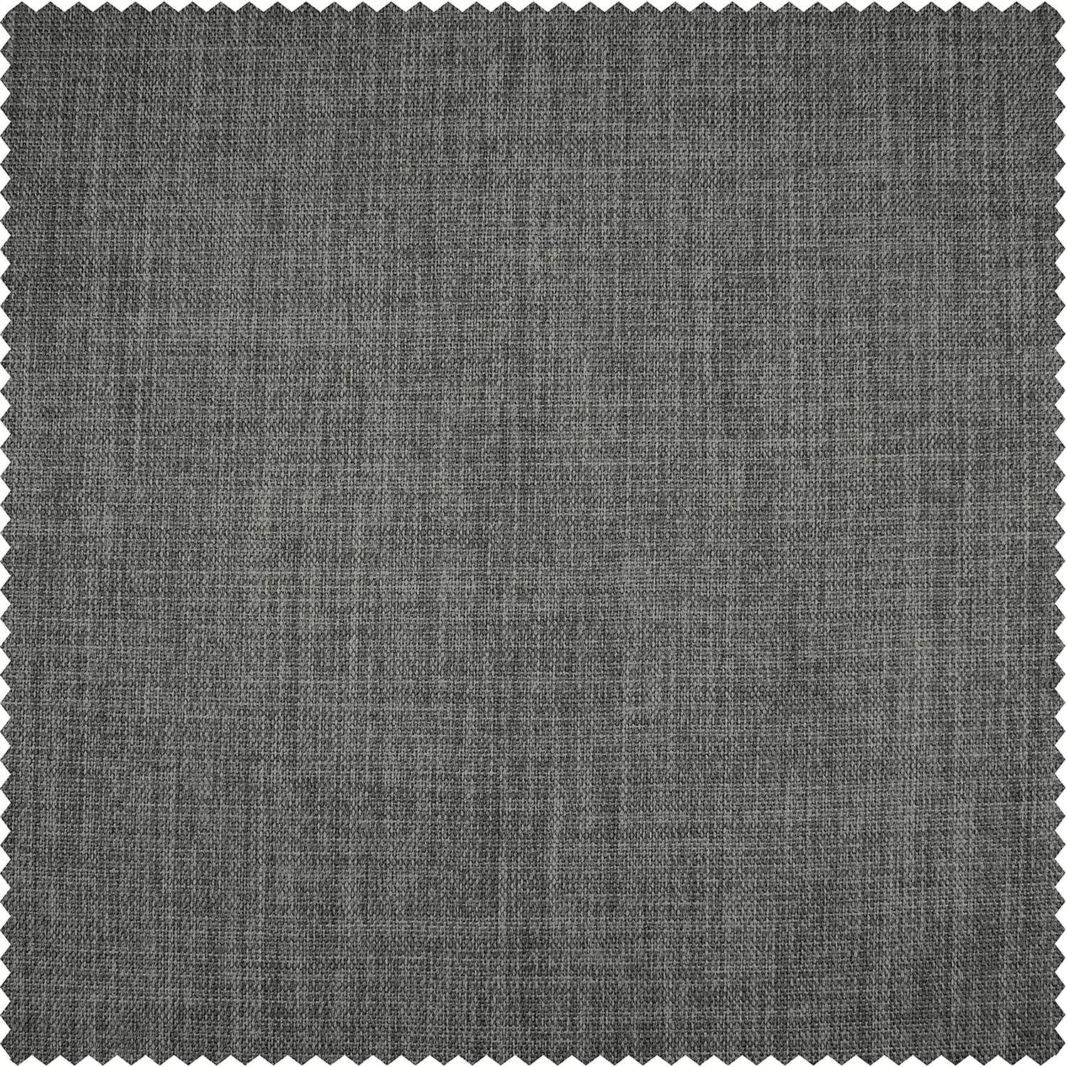 Blazer Grey Textured Faux Linen Roman Shade - Image 3