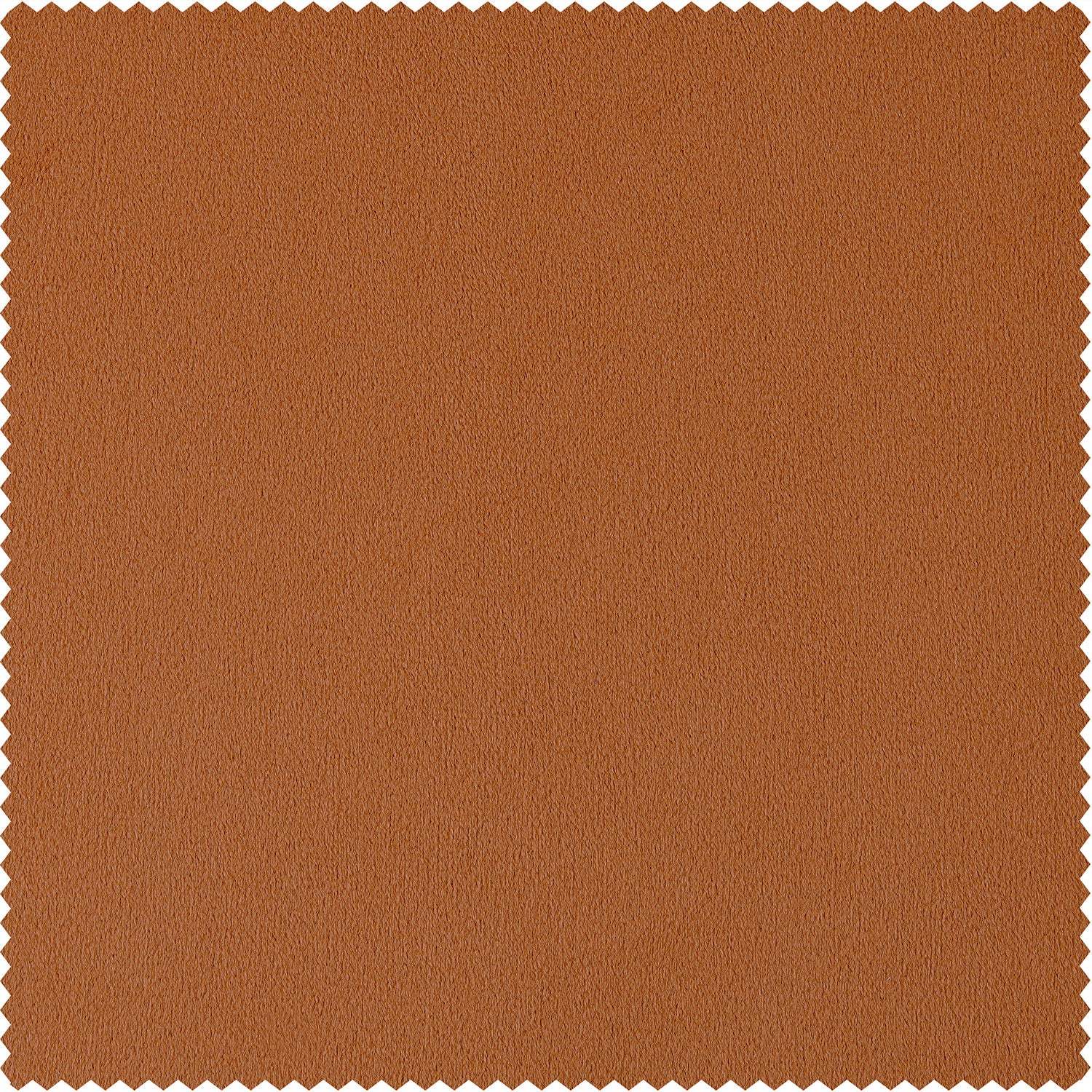 Burnt Pumpkin Signature Velvet Custom Curtain - Image 2