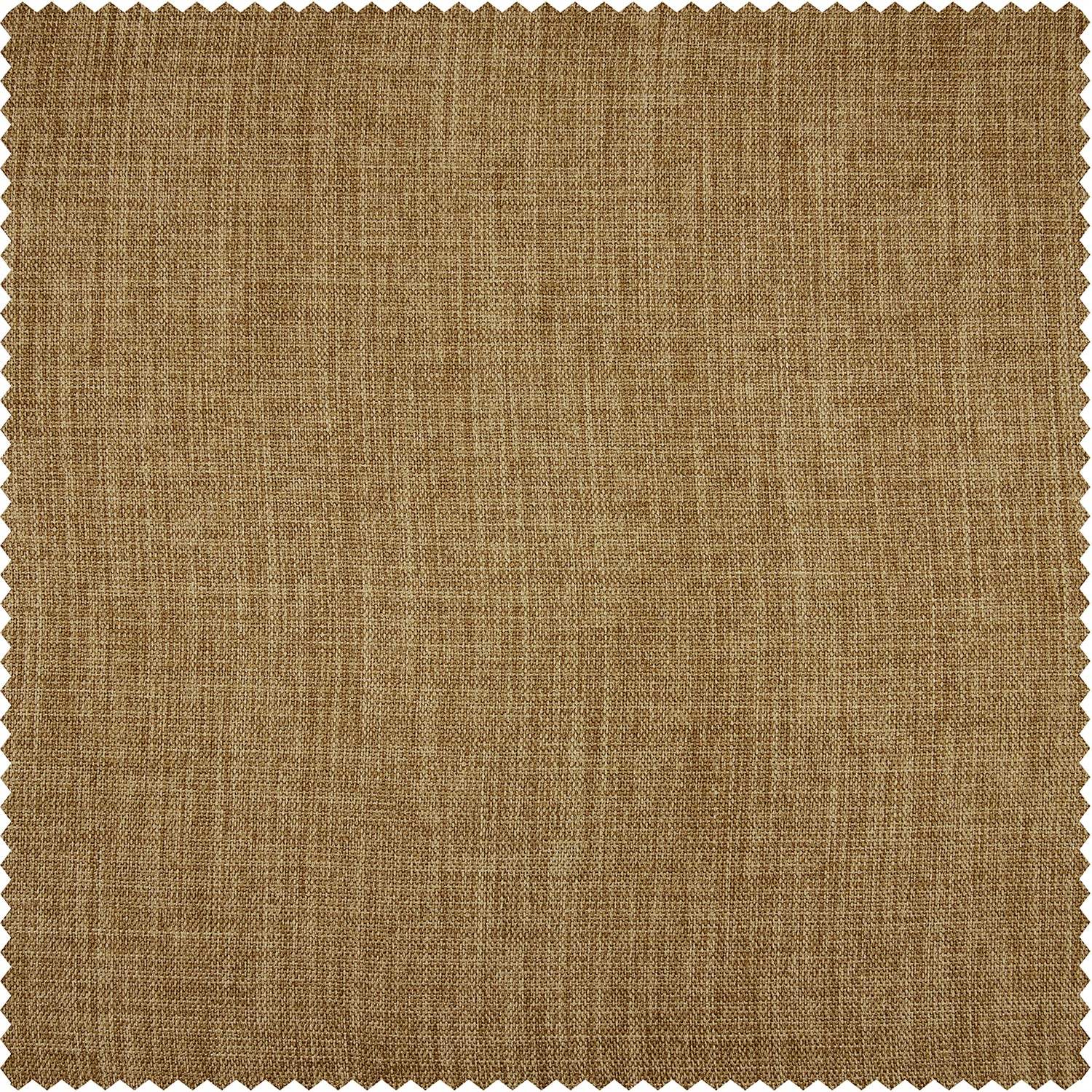 Butterscotch Textured Faux Linen Roman Shade - Image 3