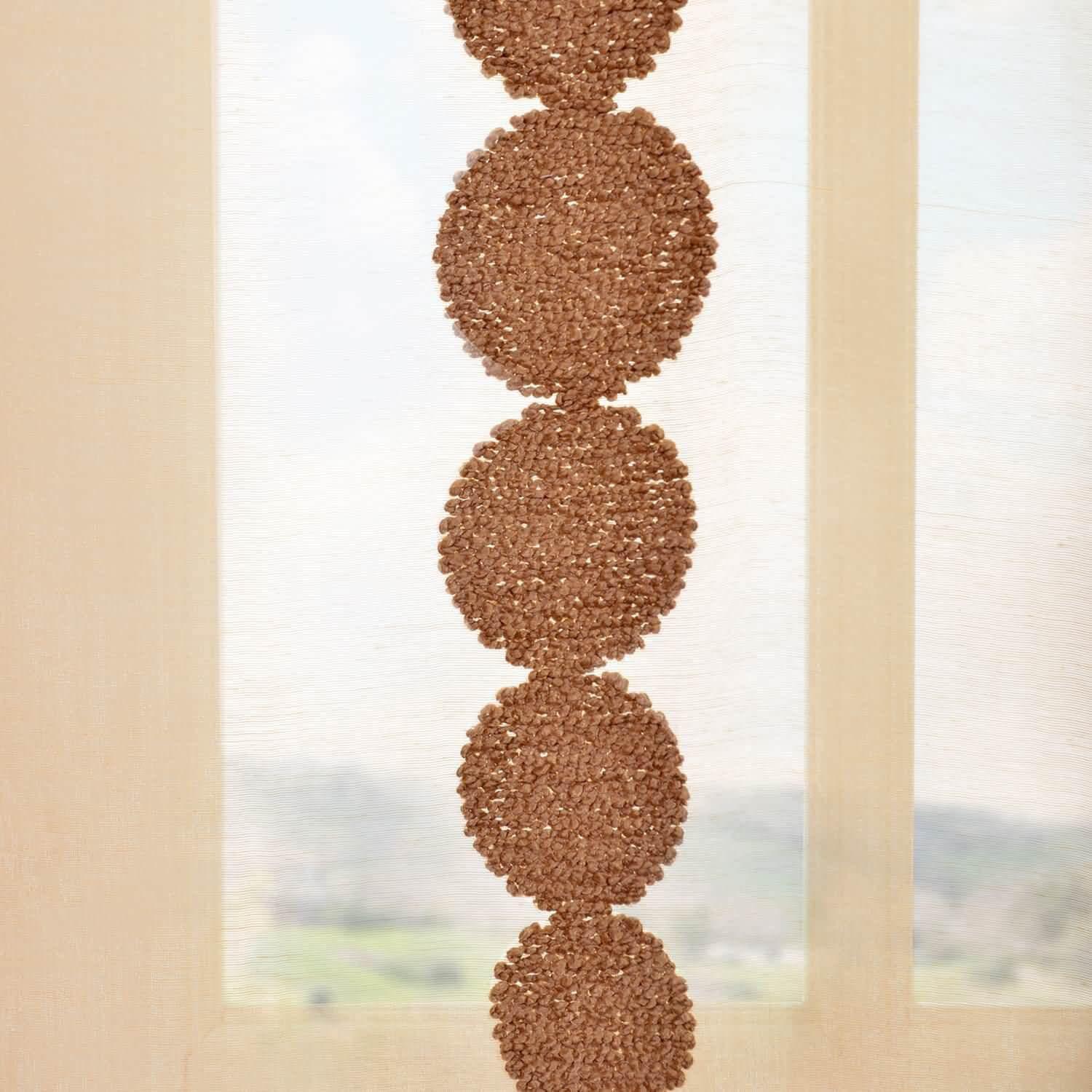 Cleopatra Gold Striped Embroidered Swatch