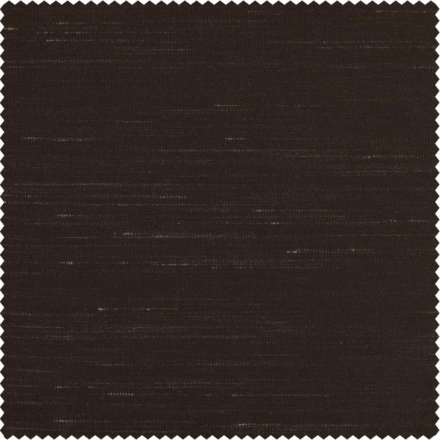 Coffee Bean Vintage Textured Faux Dupioni Silk Fabric