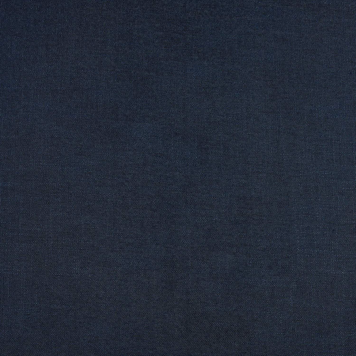 Deep Blue Classic Faux Linen Fabric