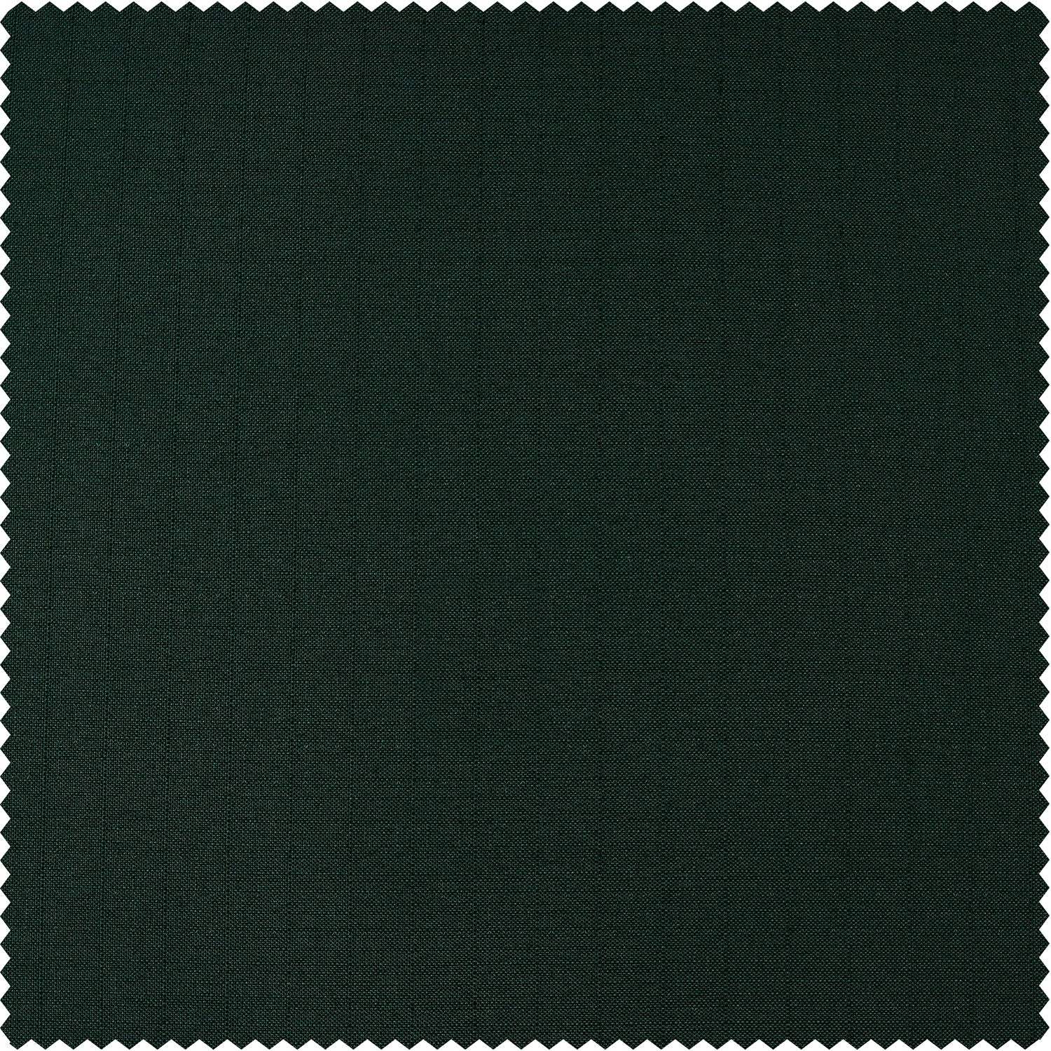 Deep Green Dobby Linen Custom Curtain - Image 2
