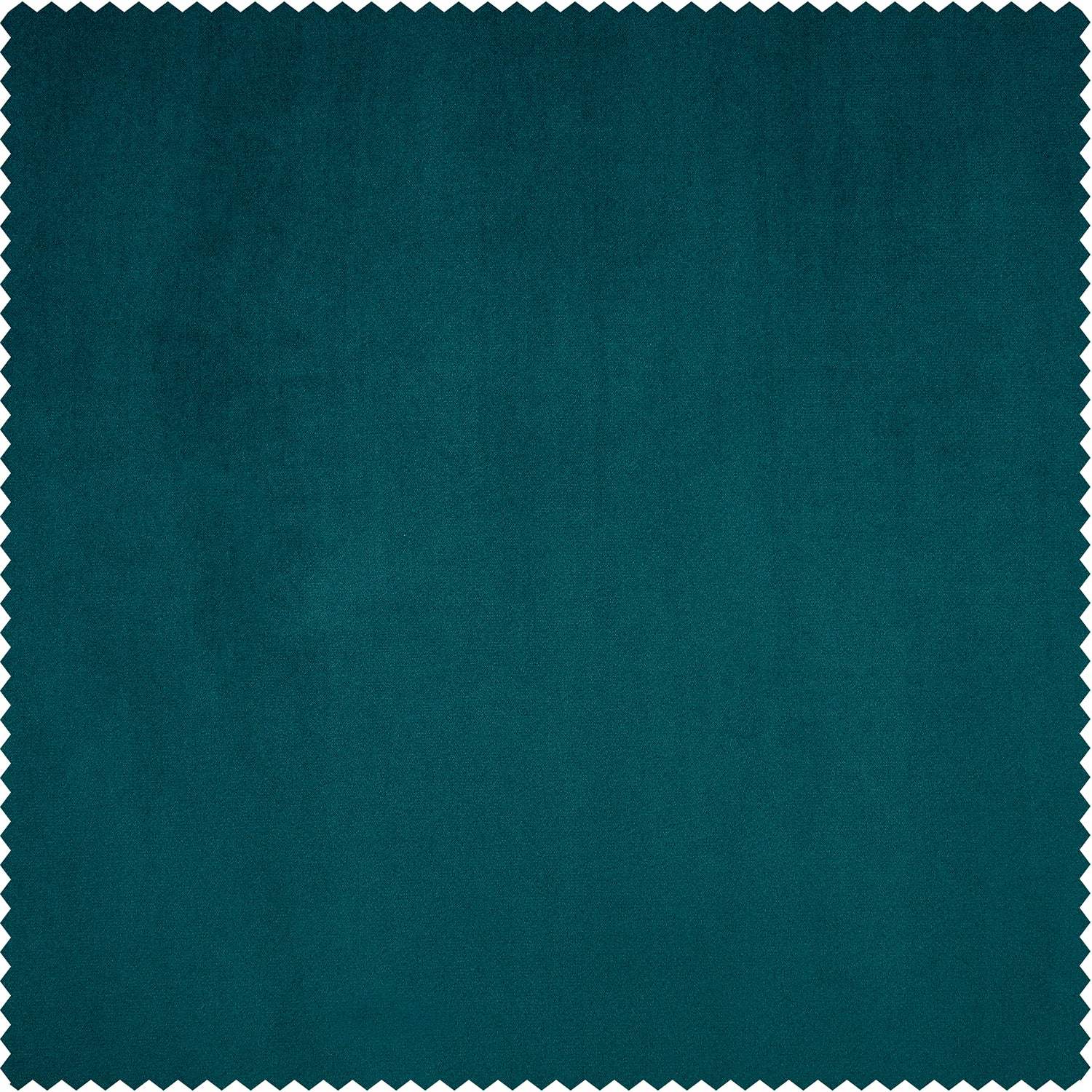 Deep Sea Teal Heritage Plush Velvet Roman Shade - Image 3