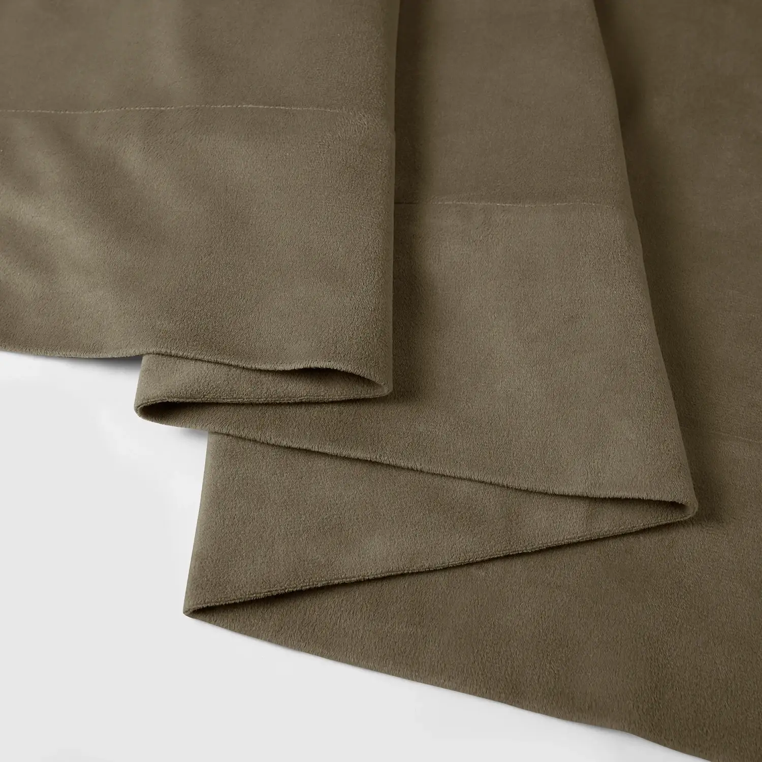 Denver Taupe Signature Velvet Custom Curtain - Image 4