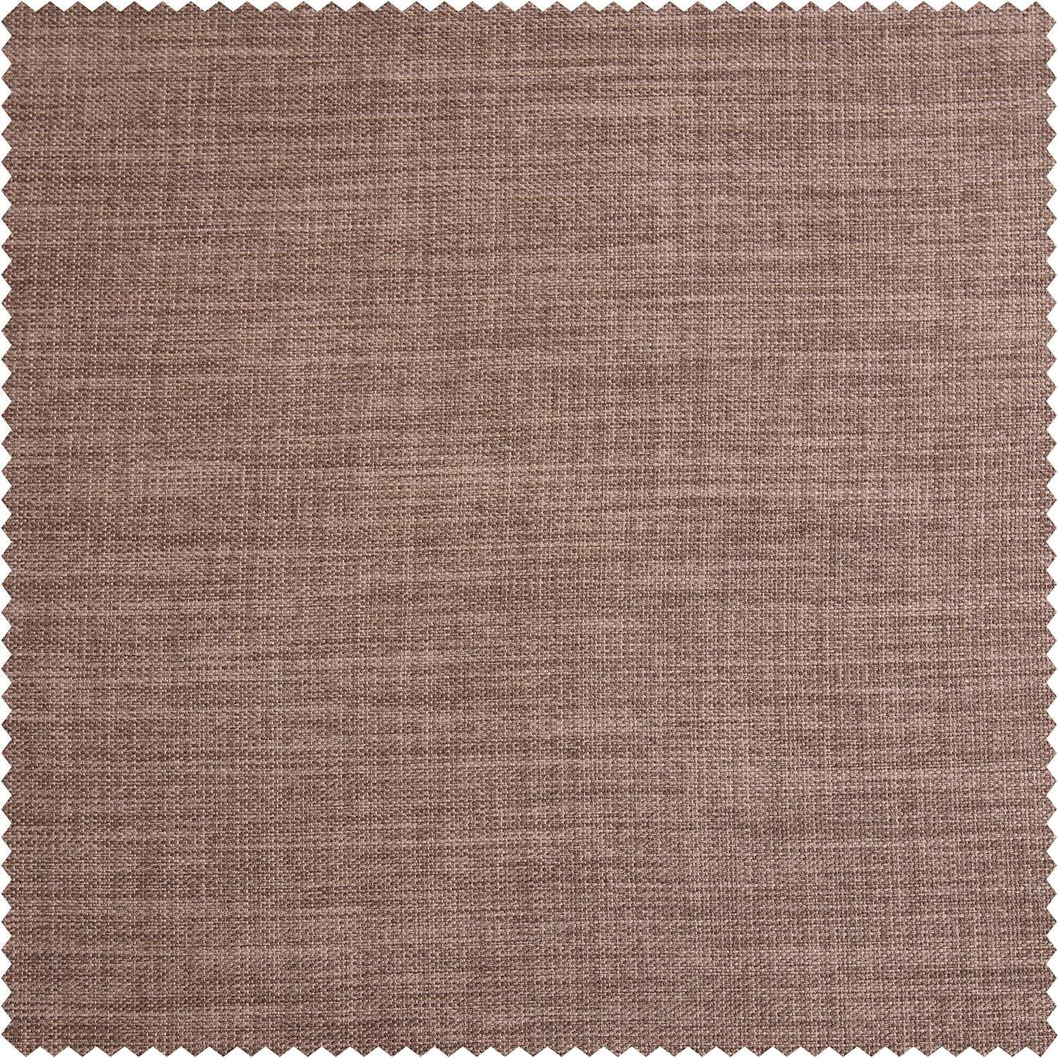 Dutch Cocoa Textured Faux Linen Custom Curtain - Image 2