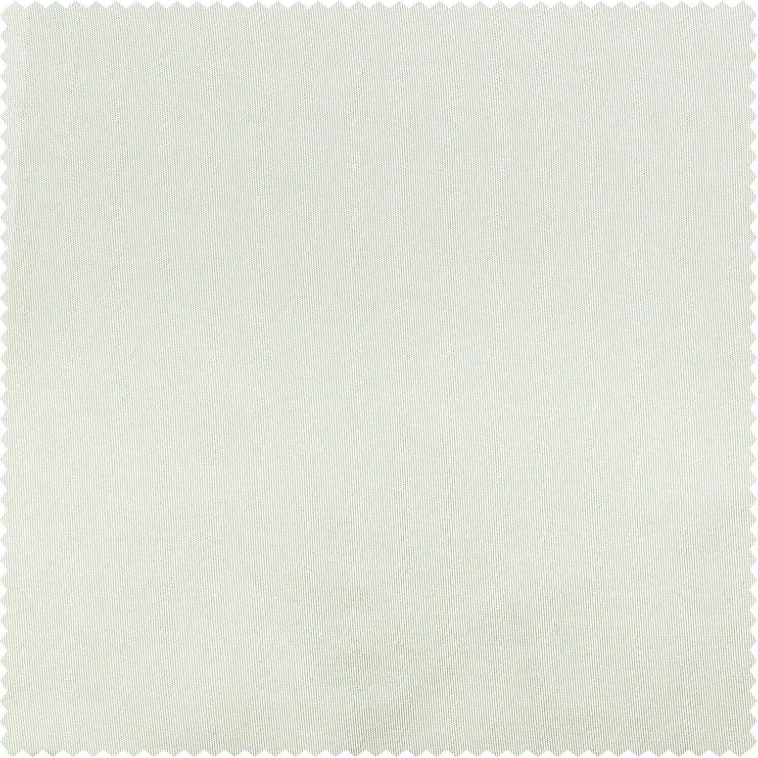 Eggshell Solid Faux Silk Taffeta Custom Curtain - Image 2