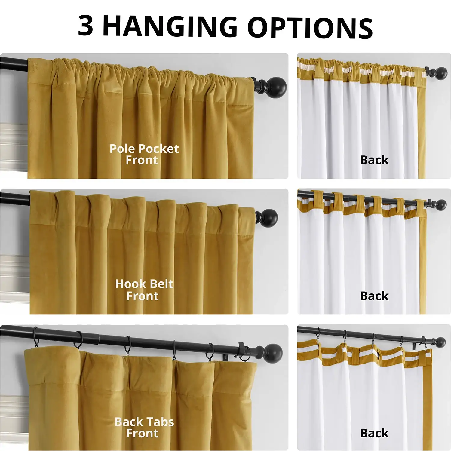 Fool's Gold Signature Velvet Blackout Curtain - Image 2