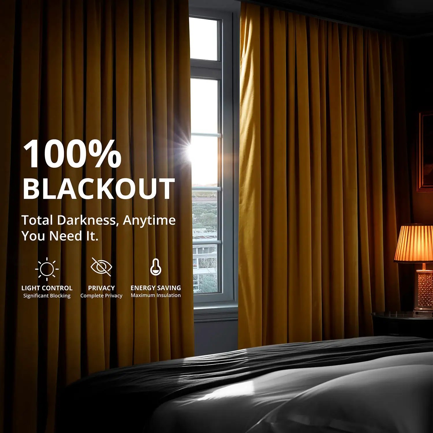 Fool's Gold Signature Velvet Blackout Curtain - Image 4