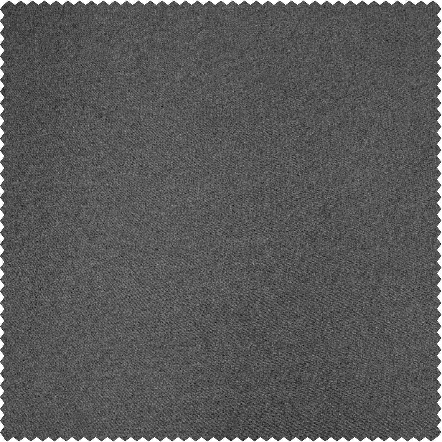 Graphite Faux Silk Taffeta Fabric