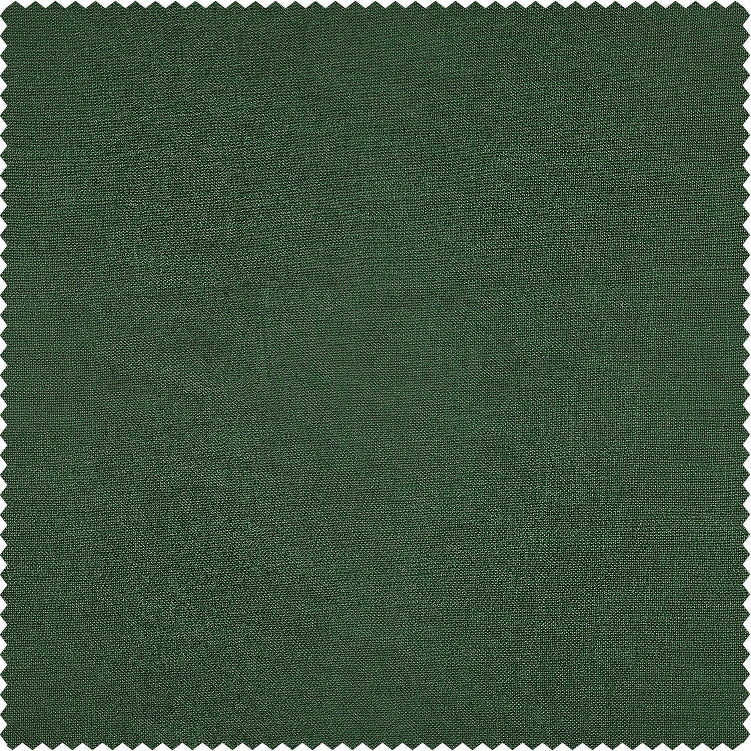 Green Classic Faux Linen Roman Shade - Image 3