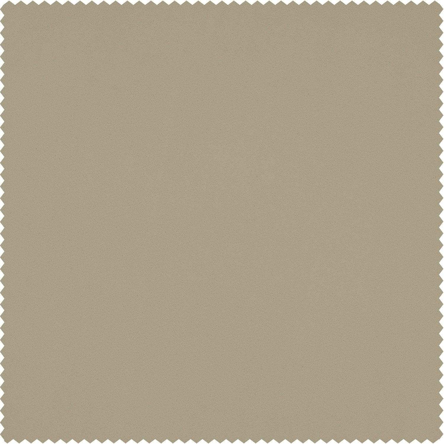 Light Beige Heritage Plush Velvet Custom Curtain - Image 2