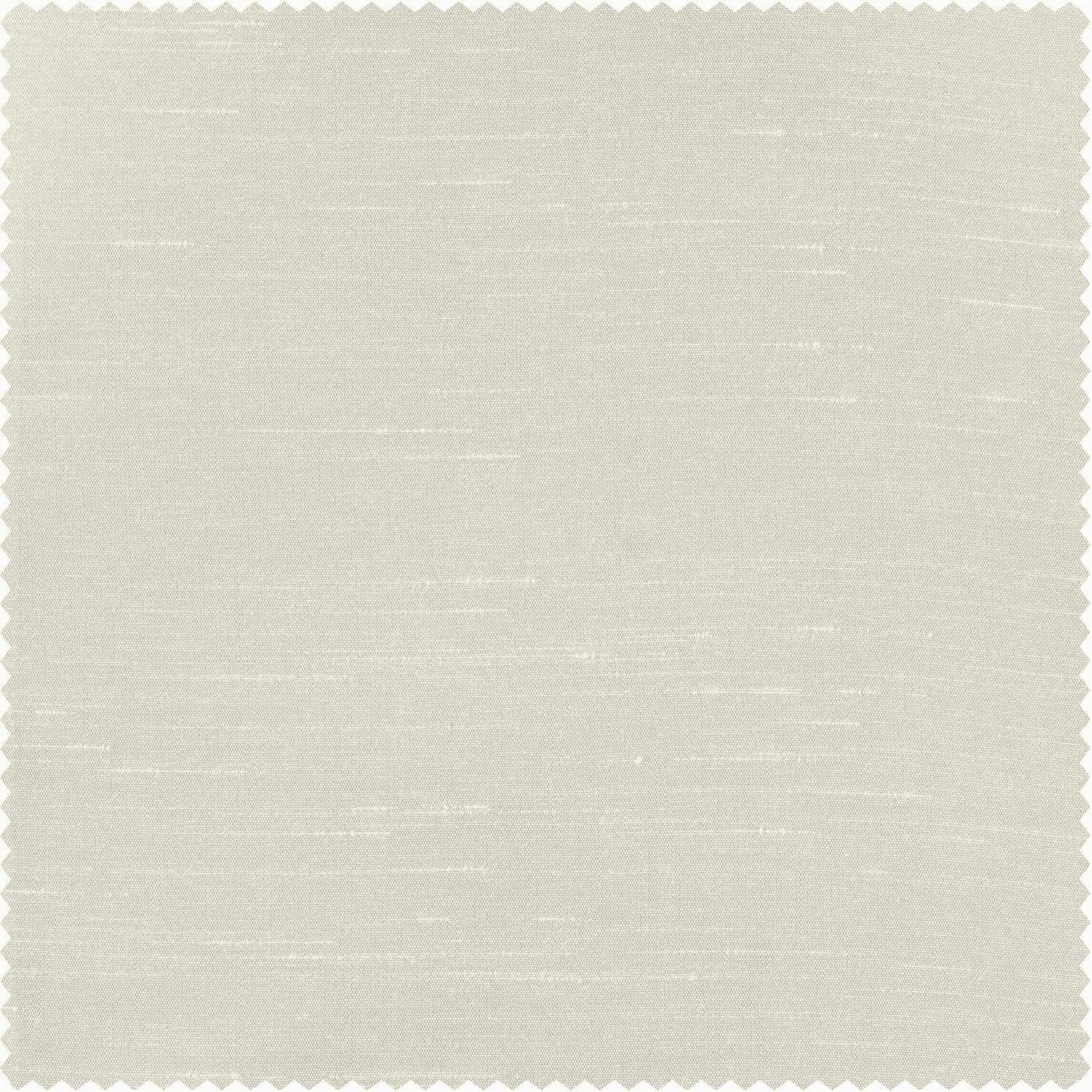 Mist Greige Vintage Textured Faux Dupioni Silk Roman Shade - Image 3