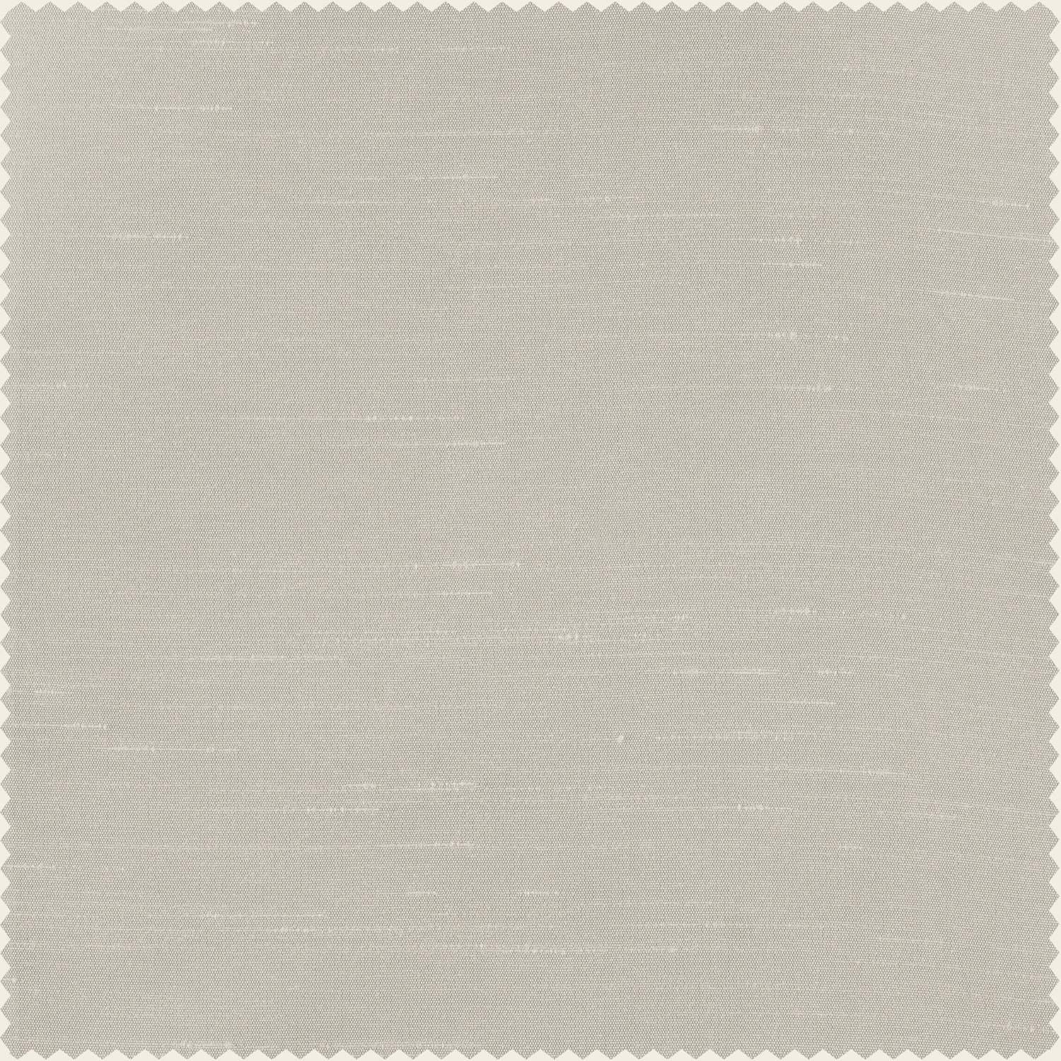 Mist Grey Vintage Textured Faux Dupioni Silk Fabric