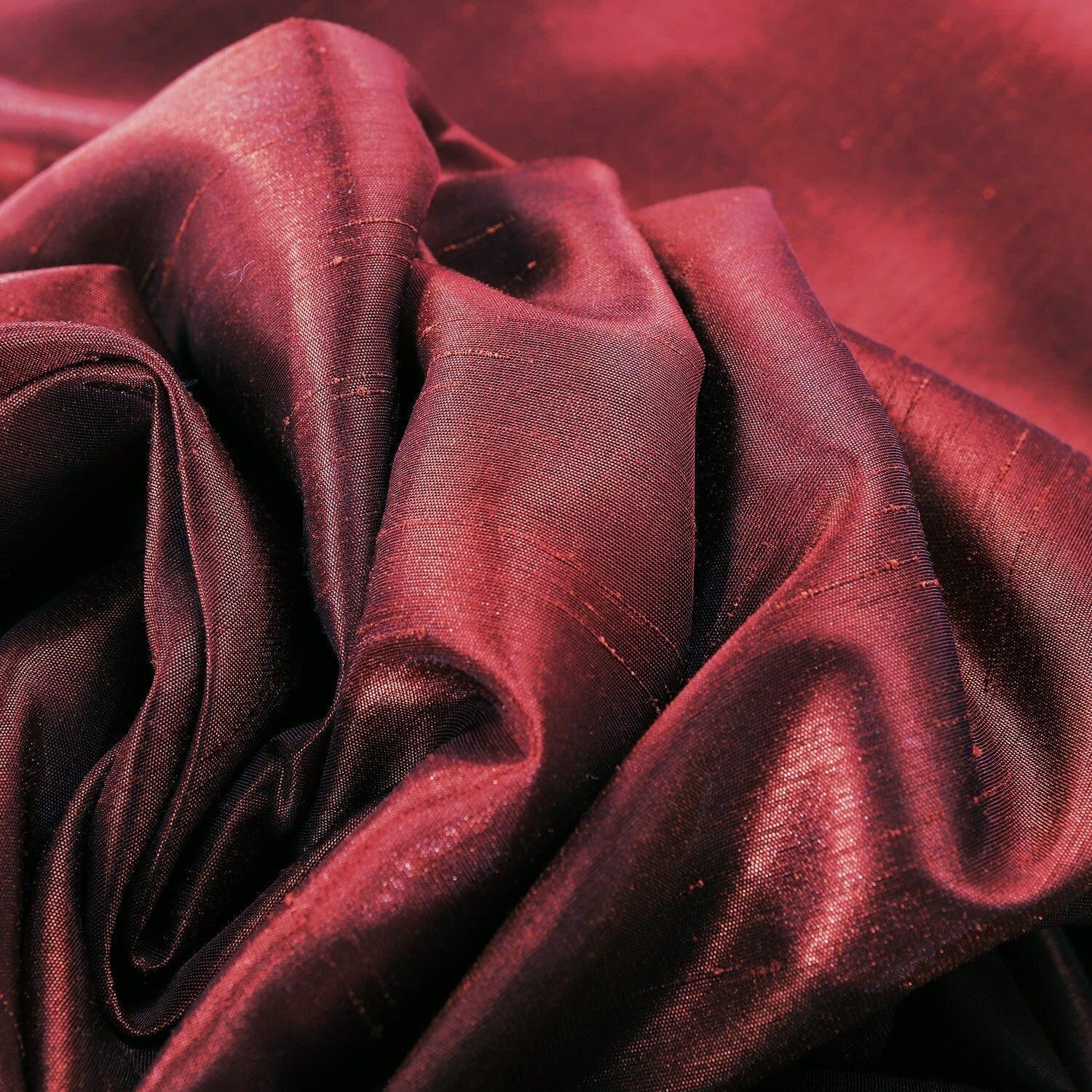 Mullberry Vintage Textured Faux Dupioni Silk Fabric