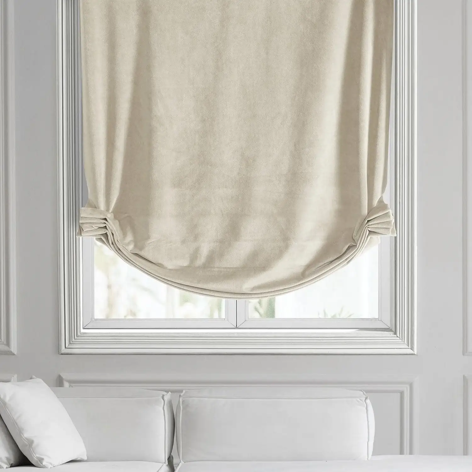 Neutral Ground Signature Velvet Roman Shade - Image 2
