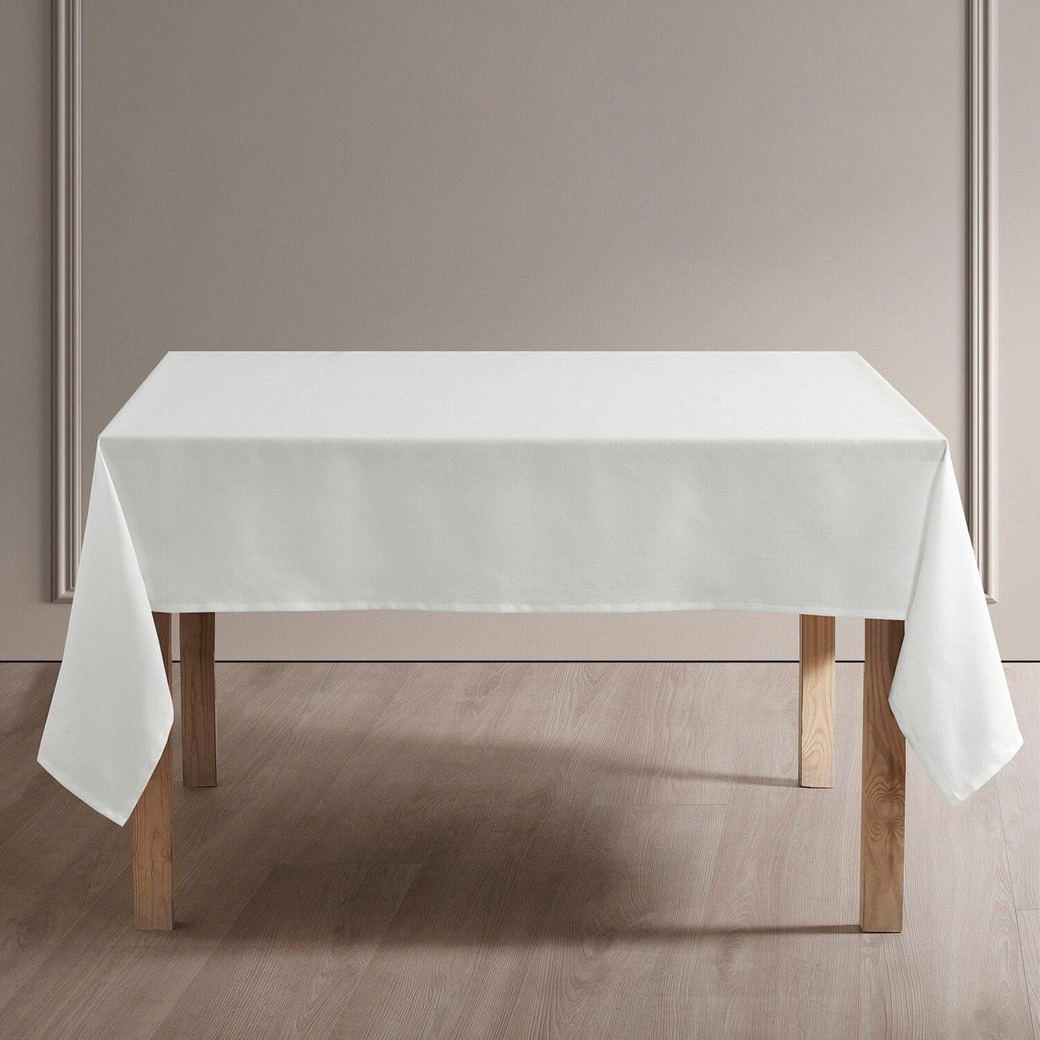 Off White Performance Twill Tablecloth