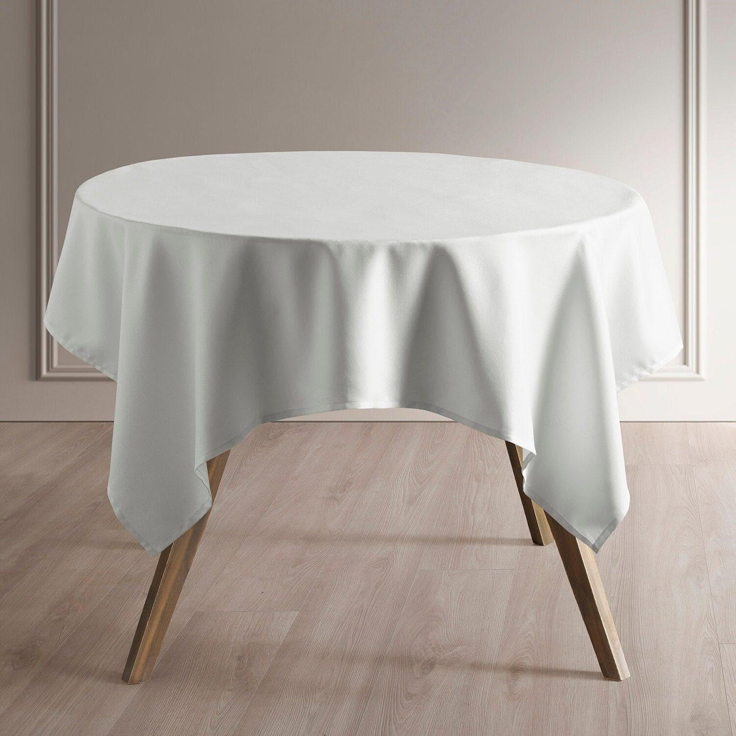 Off White Performance Twill Tablecloth - Image 2