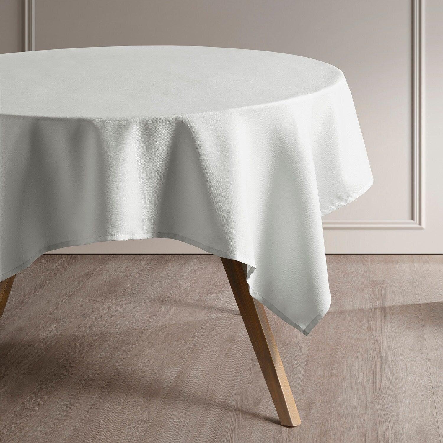 Off White Performance Twill Tablecloth - Image 3