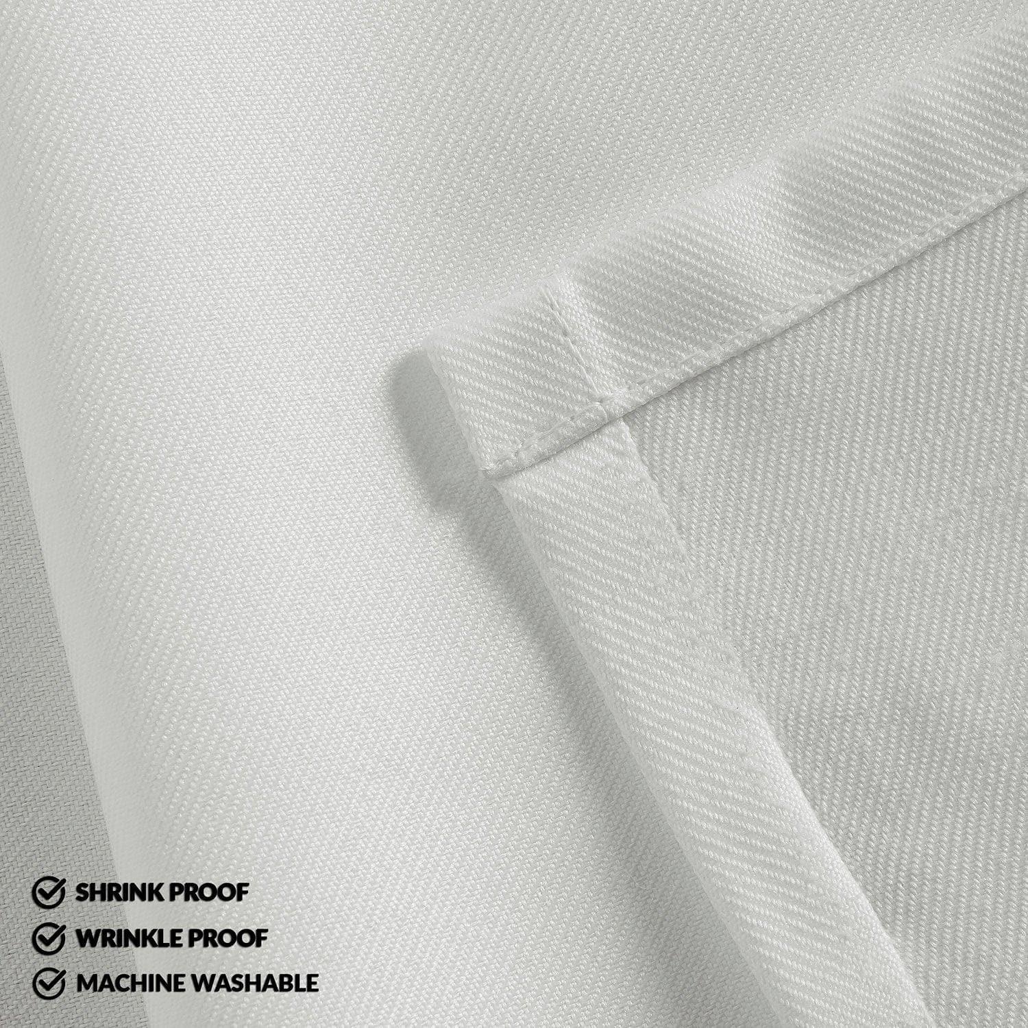 Off White Performance Twill Tablecloth - Image 6