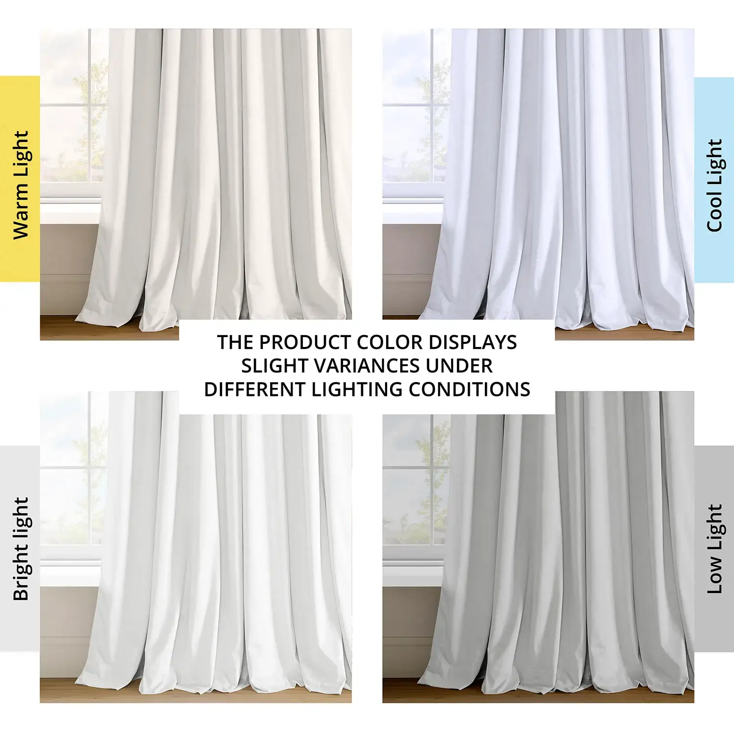 Primary White Signature Velvet Blackout Curtain - Image 7