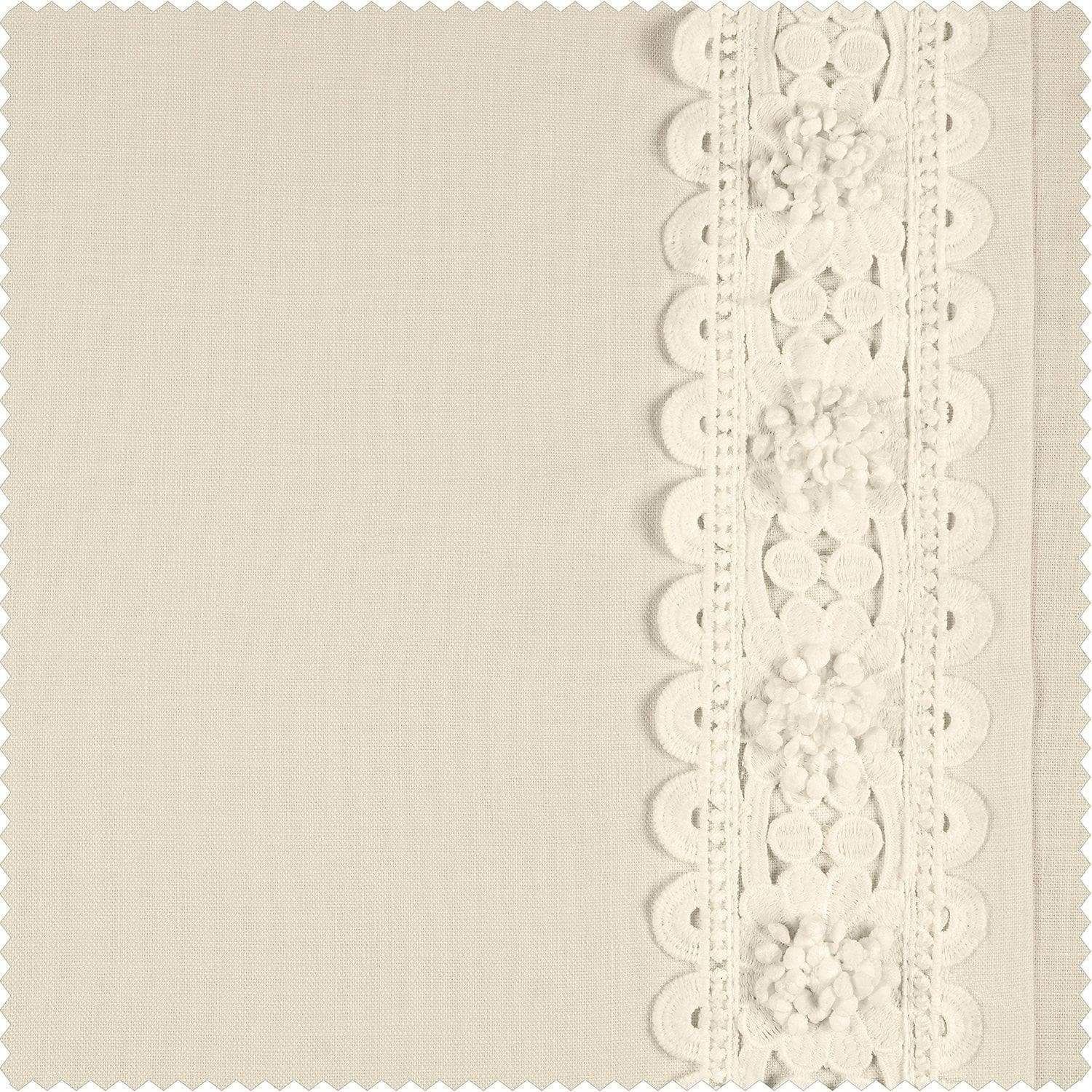 Primrose Bordered Modern Hampton Textured Cotton Swatch