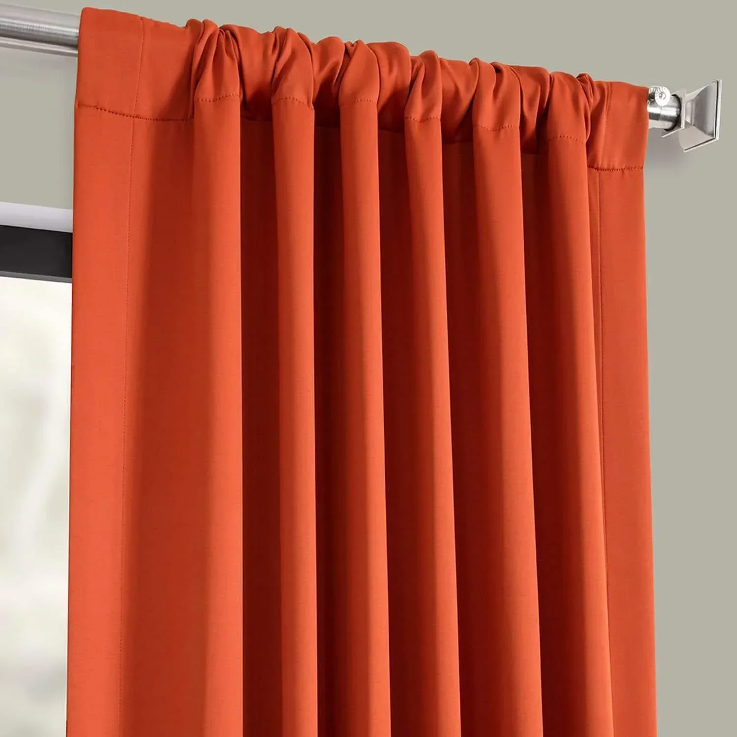 Red Rock Rust Room Darkening Curtain - Image 3