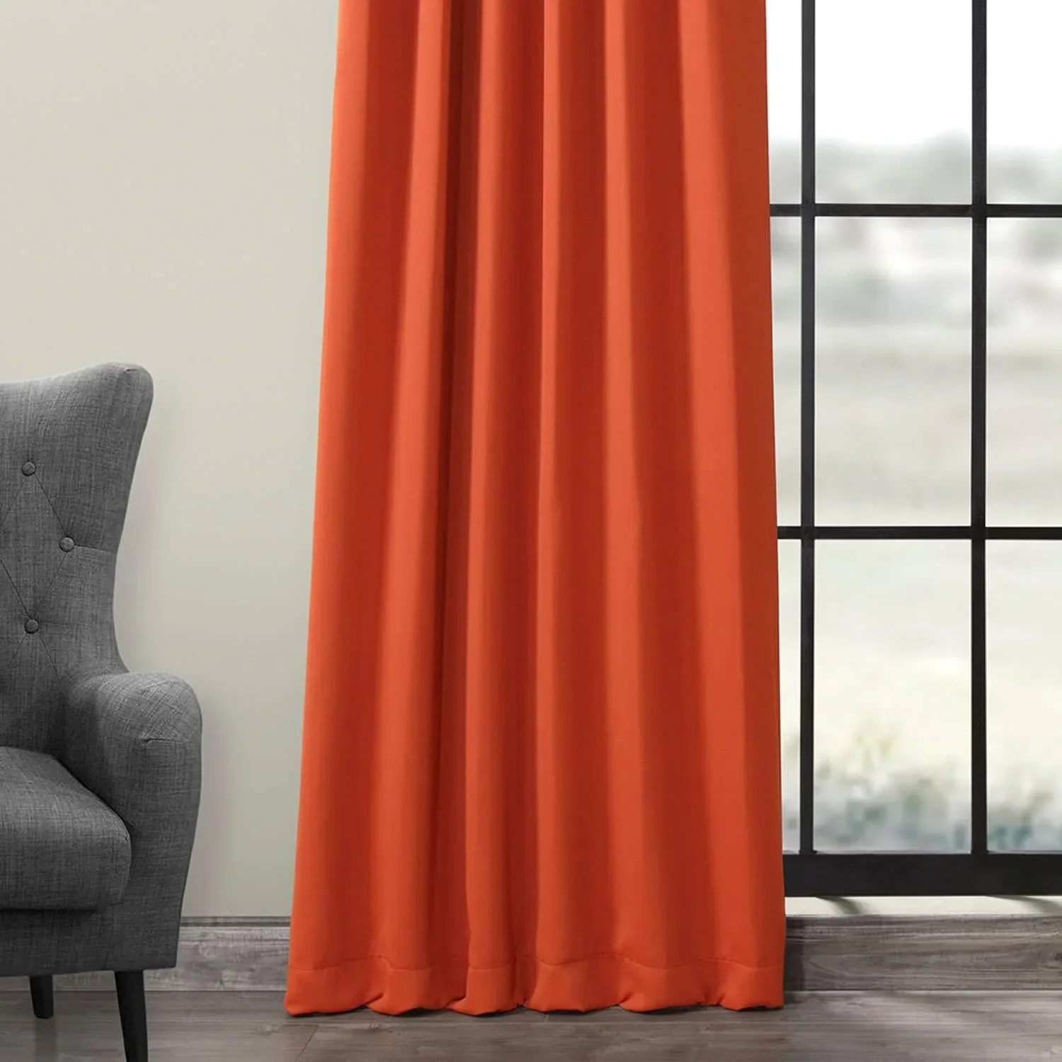 Red Rock Rust Room Darkening Curtain - Image 5