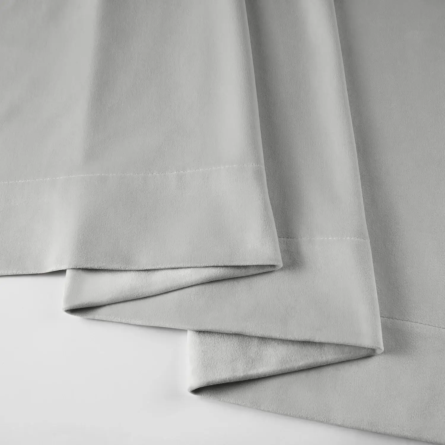 Reflection Grey Signature Velvet Custom Curtain - Image 4