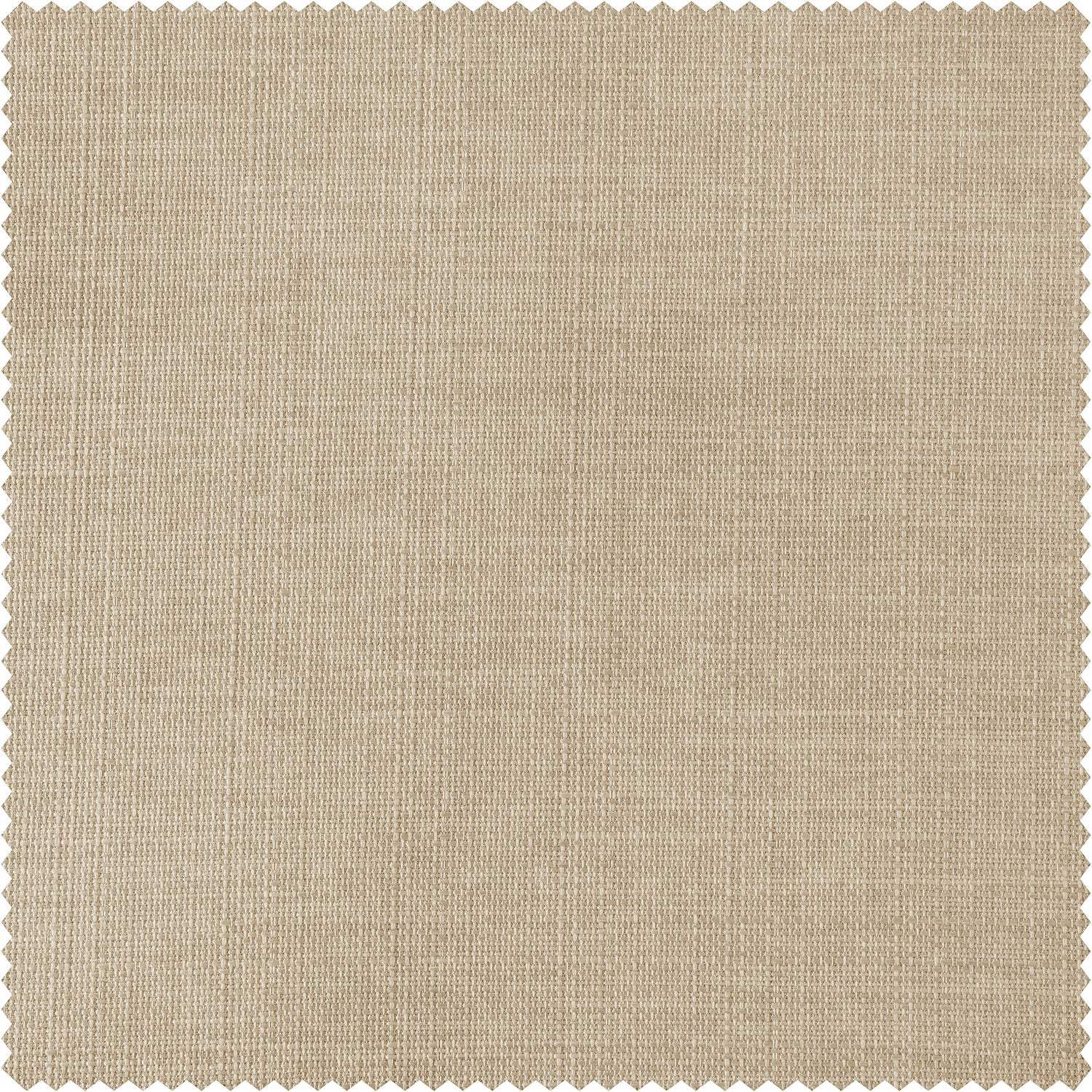 Sepia Tan Italian Faux Linen Custom Curtain - Image 2