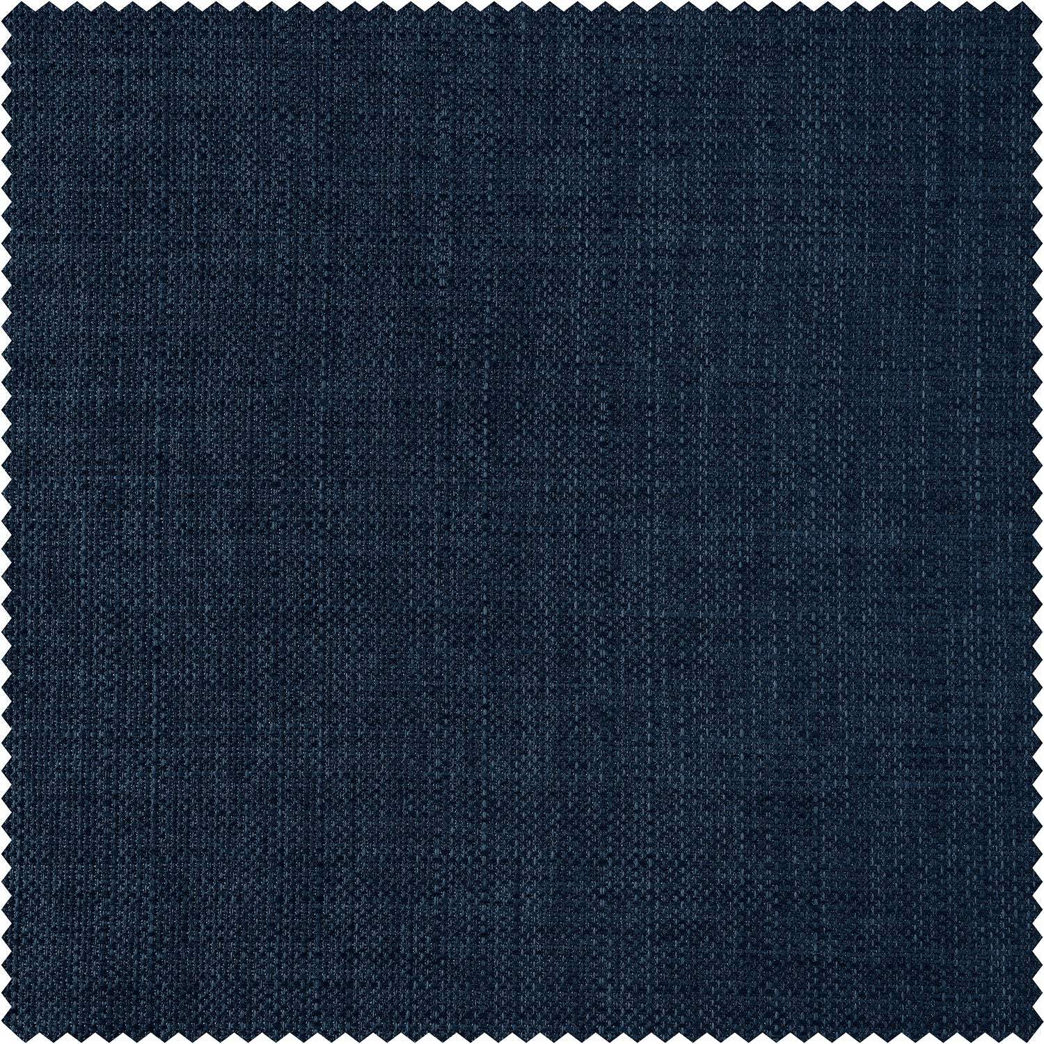 Sergeants Blue Italian Faux Linen Fabric