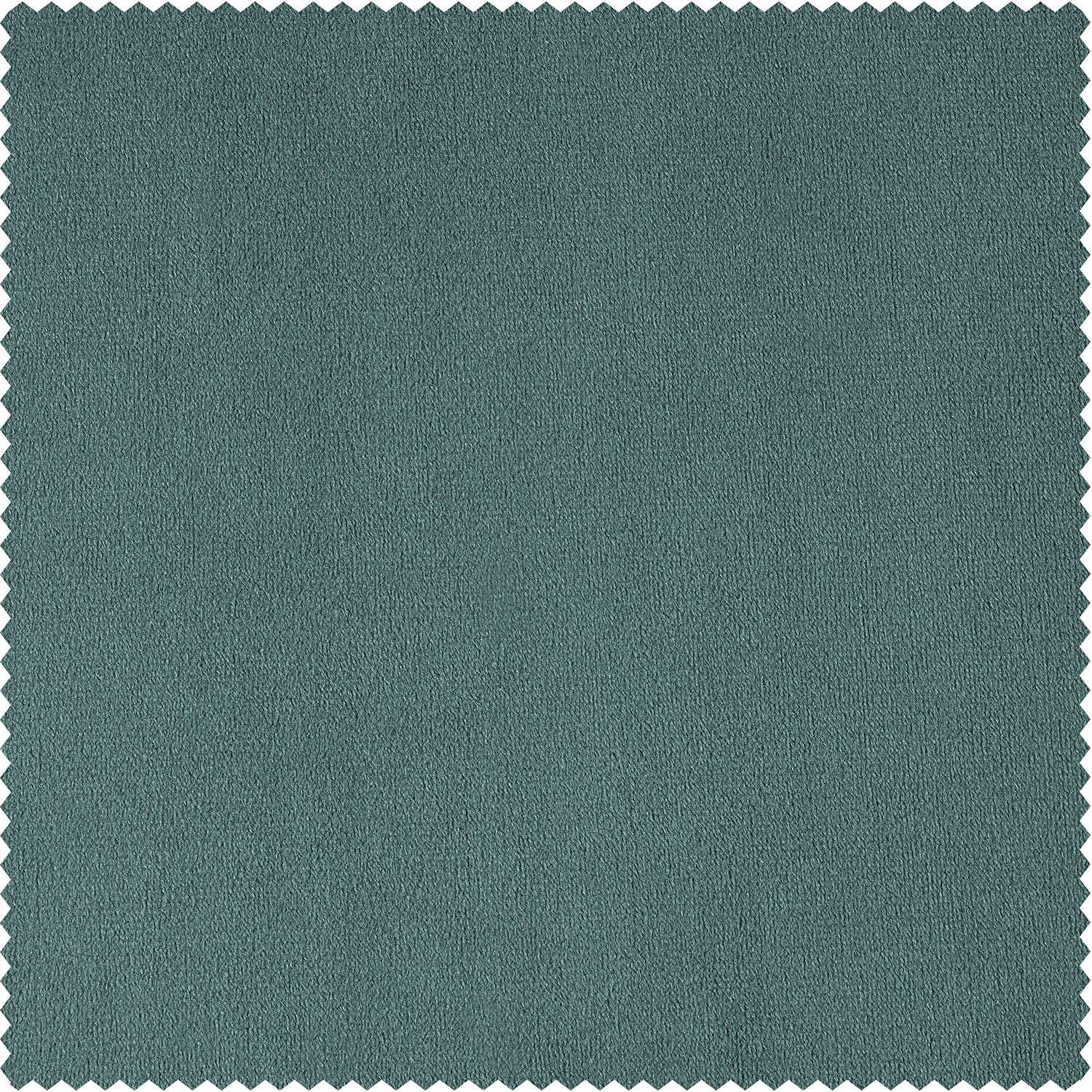 Skylark Blue Signature Velvet Custom Curtain - Image 2