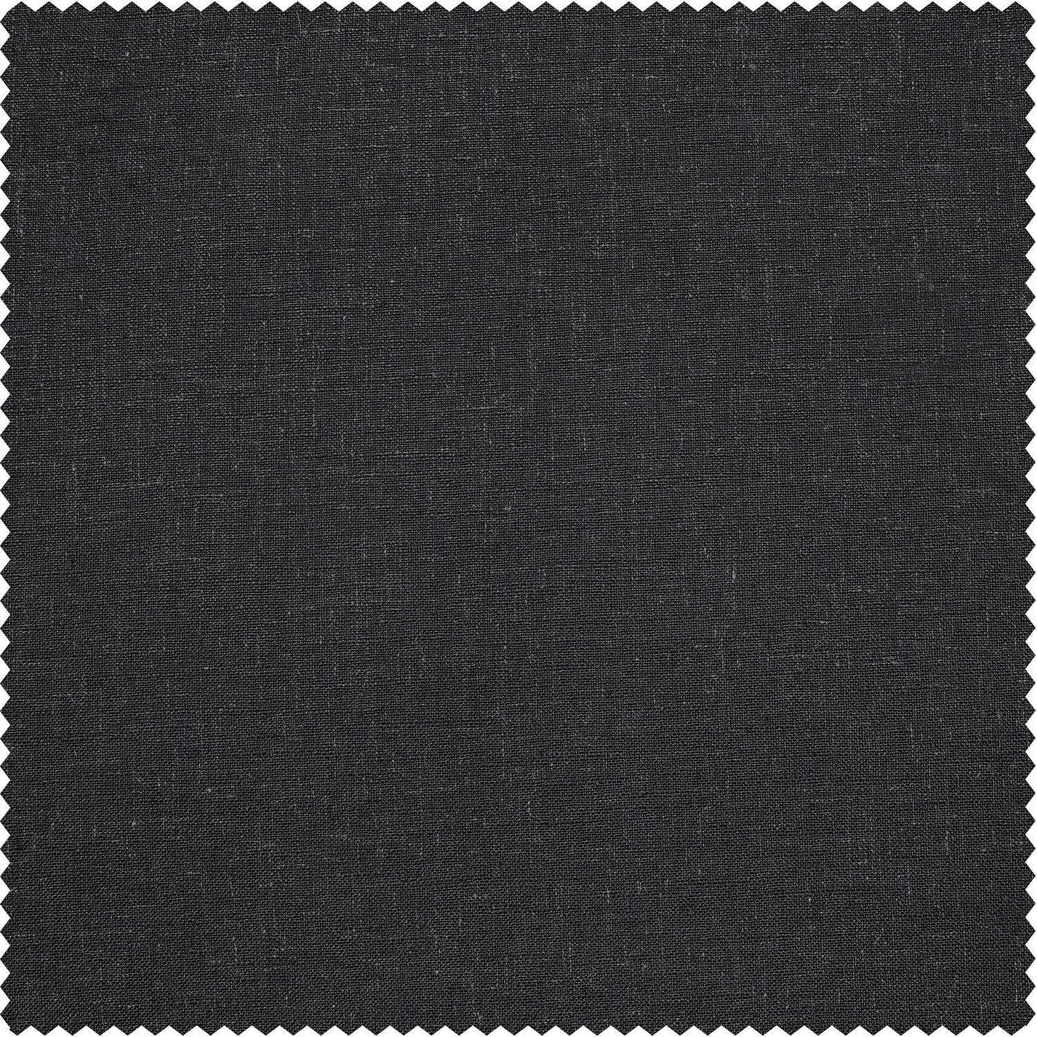 Slate Grey Heavy Faux Linen Custom Curtain - Image 2