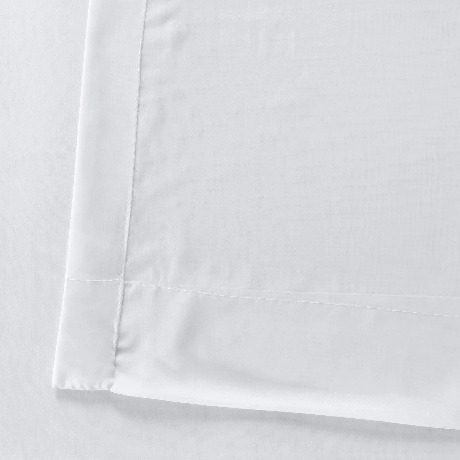 Solid White Sheer Curtain Pair (2 Panels) - Image 3