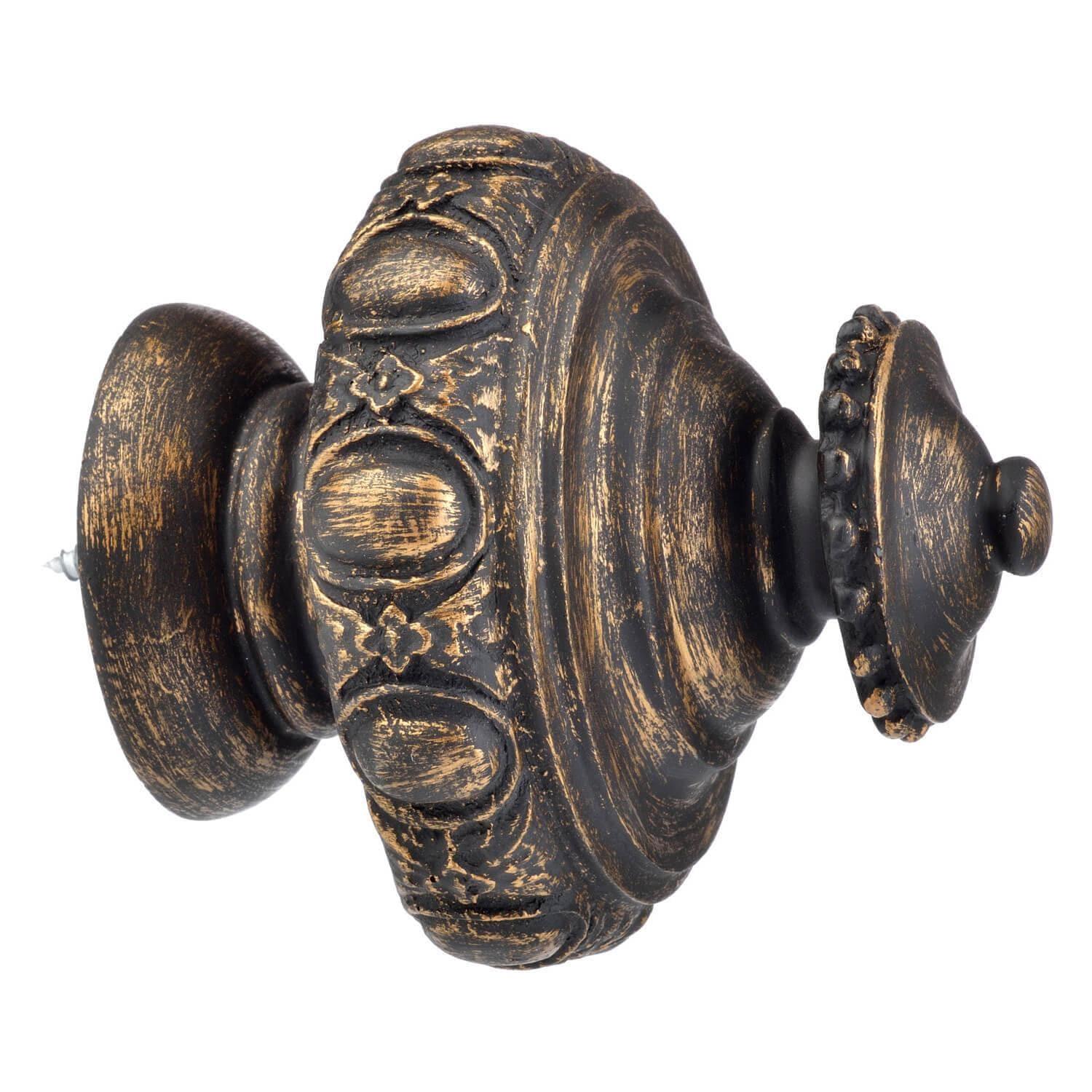 Sussex Antique Bronze Wooden Rod Set - Image 2