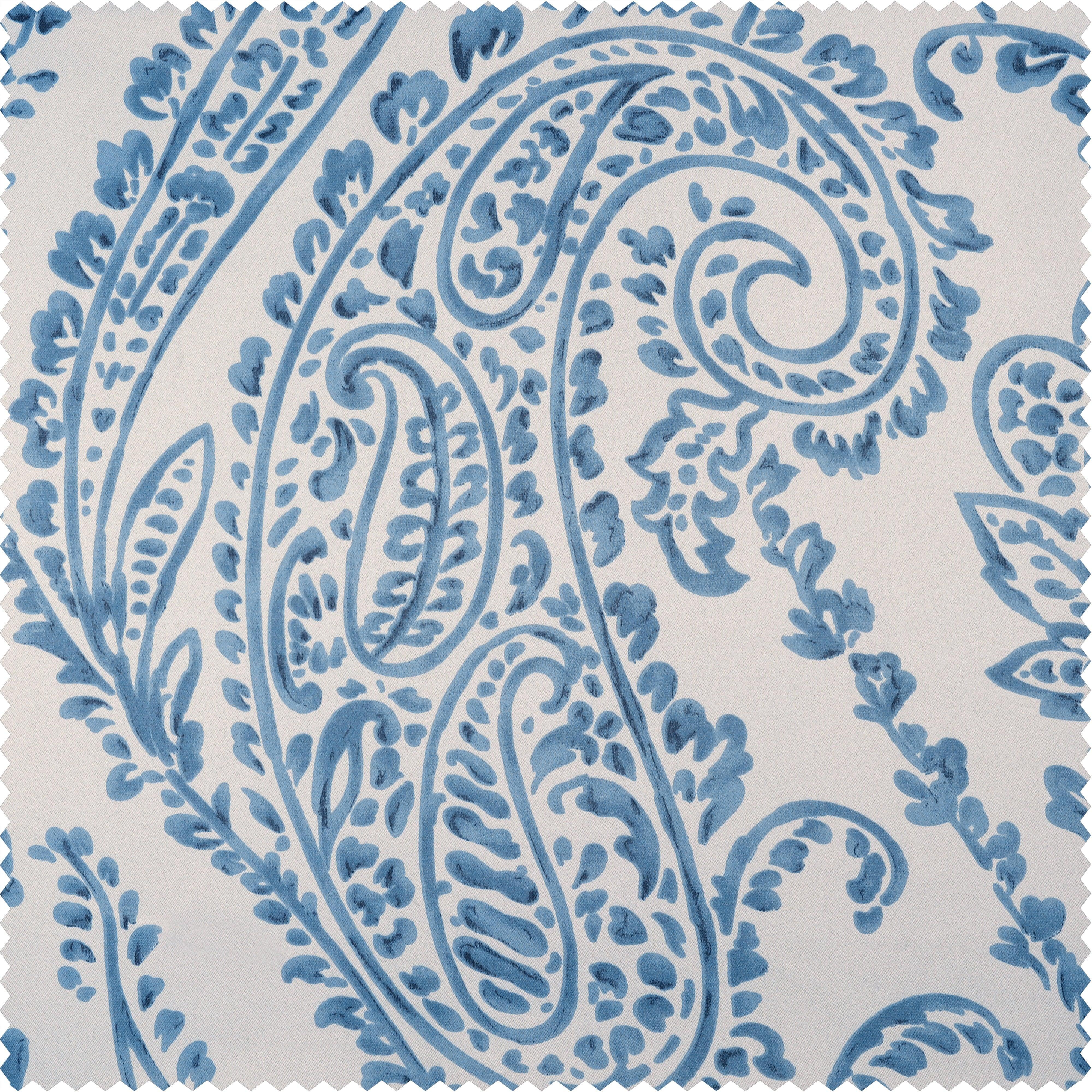 Tea Time China Blue Floral Swatch