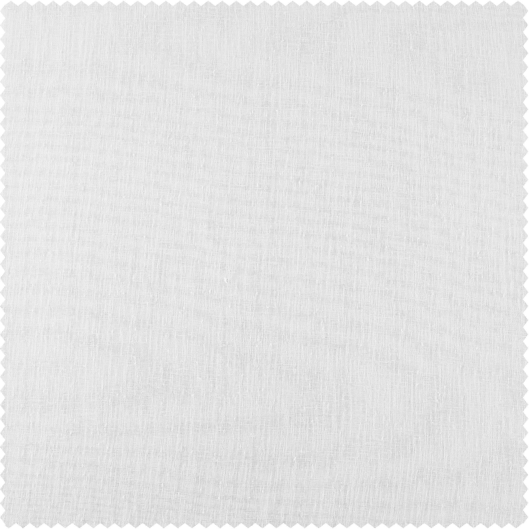 White Orchid Textured Faux Linen Sheer Custom Curtain - Image 2