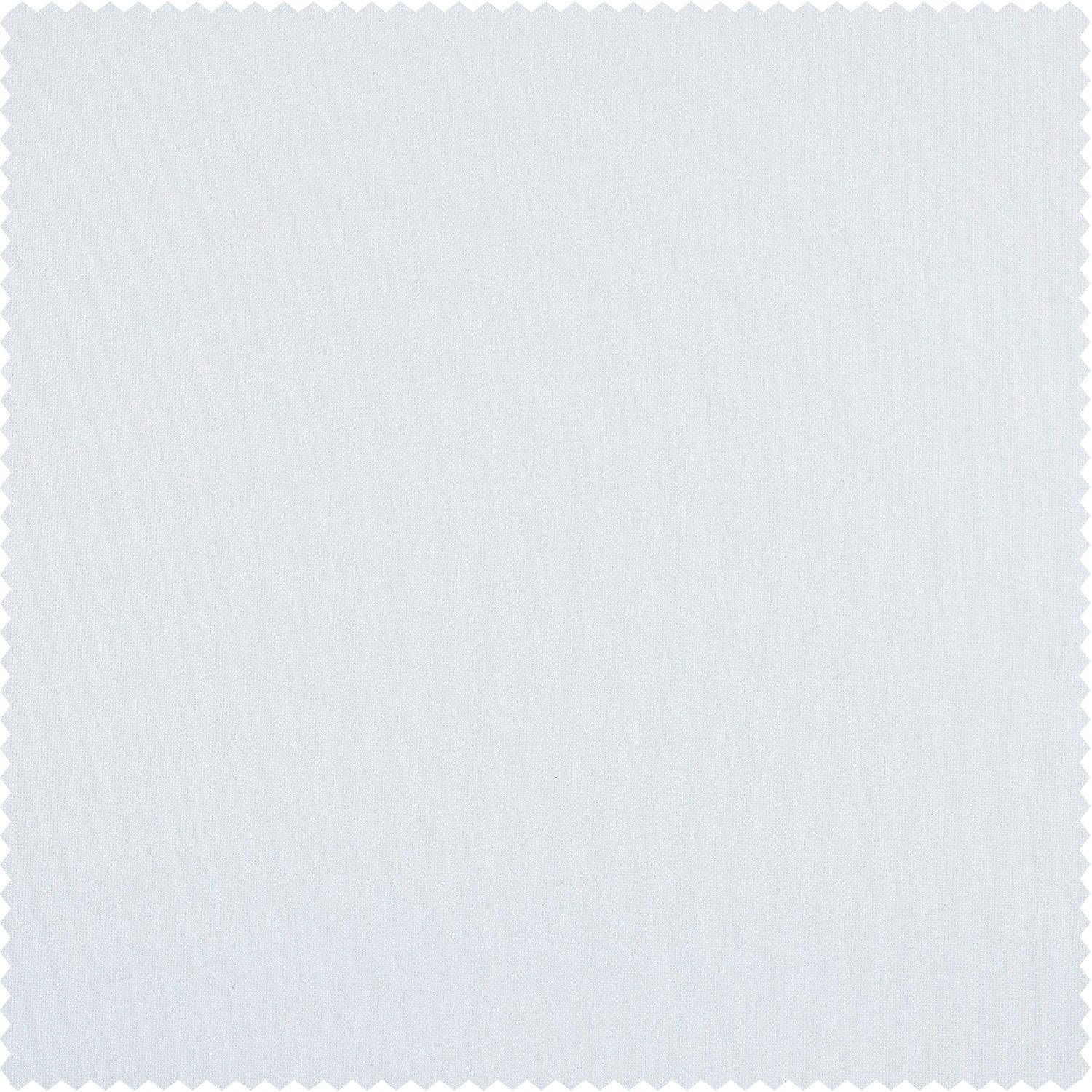 White Vintage Thermal Cross Linen Weave Blackout Fabric