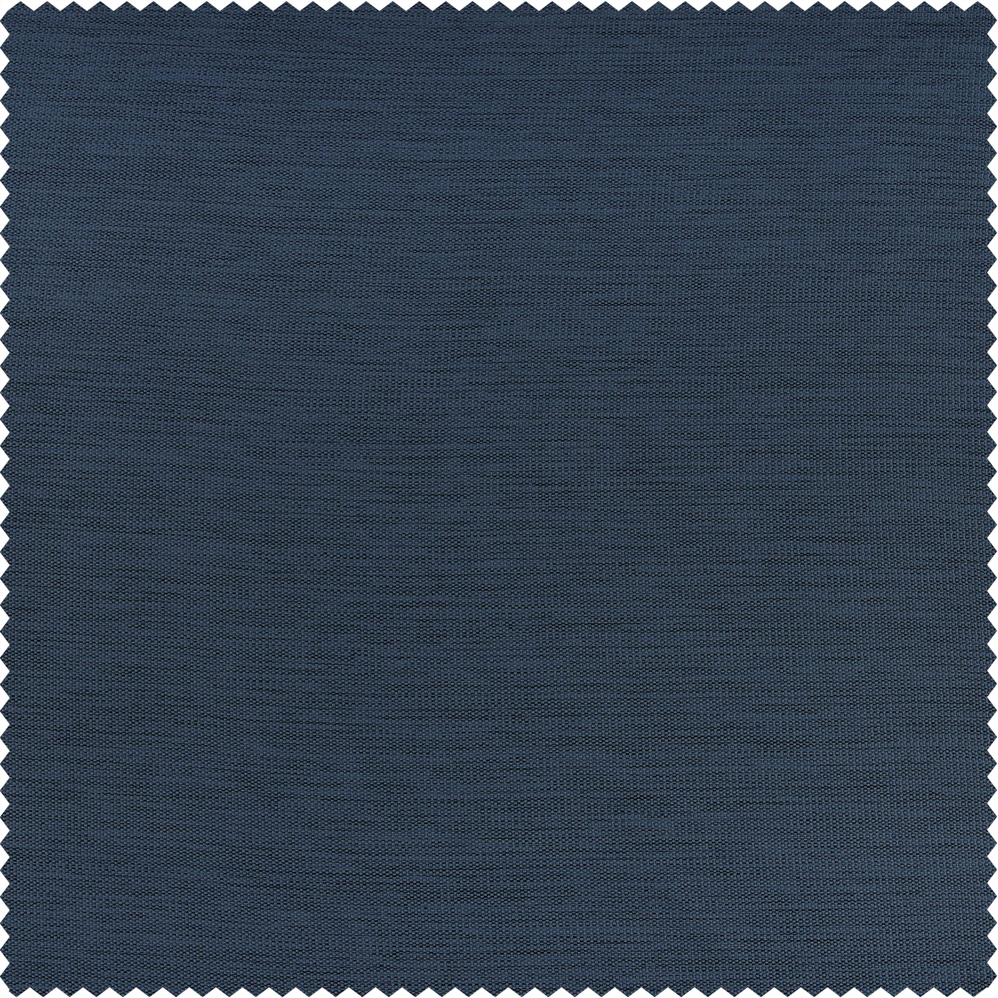 Wild Blue Bellino Textured Faux Linen Custom Curtain - Image 2